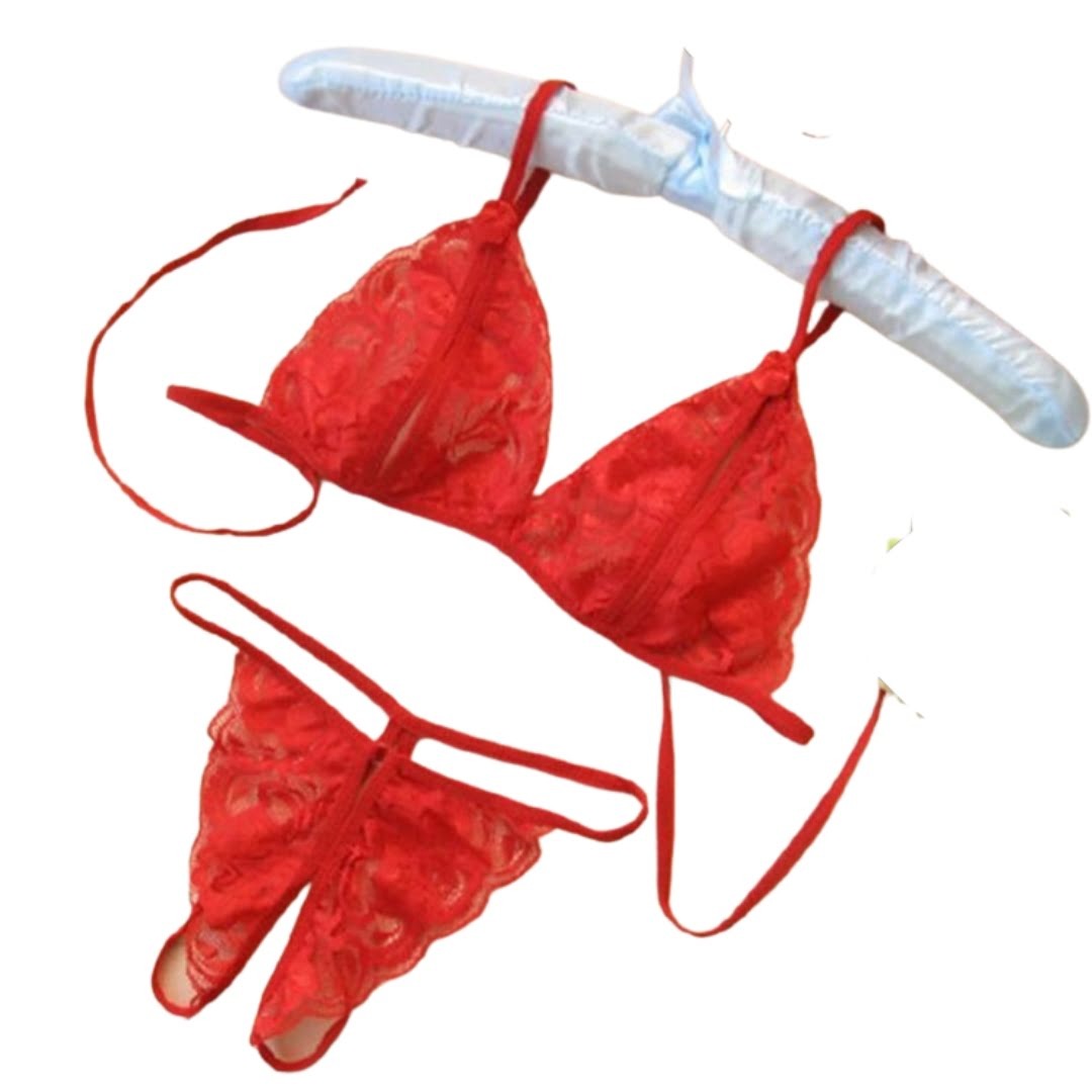 Leaf Style Padded Bra Set