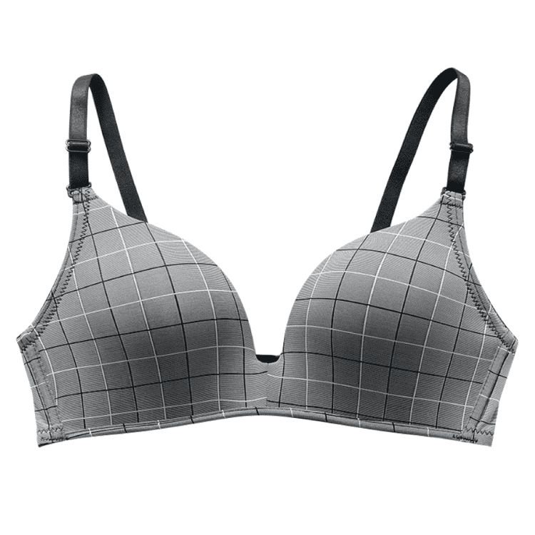 Push-Up Padded Grid Bra