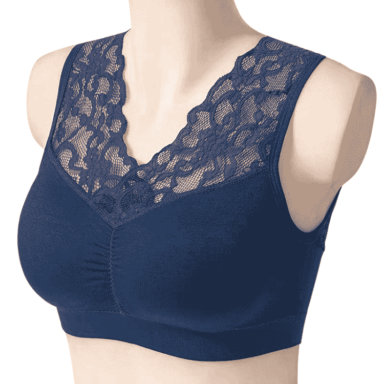 Women’s sports yoga chest lace bra