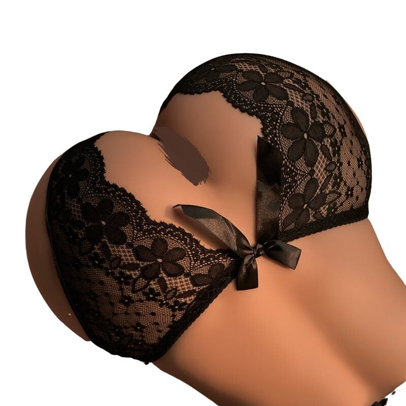 Lace Crotchles Thong G-string Panty