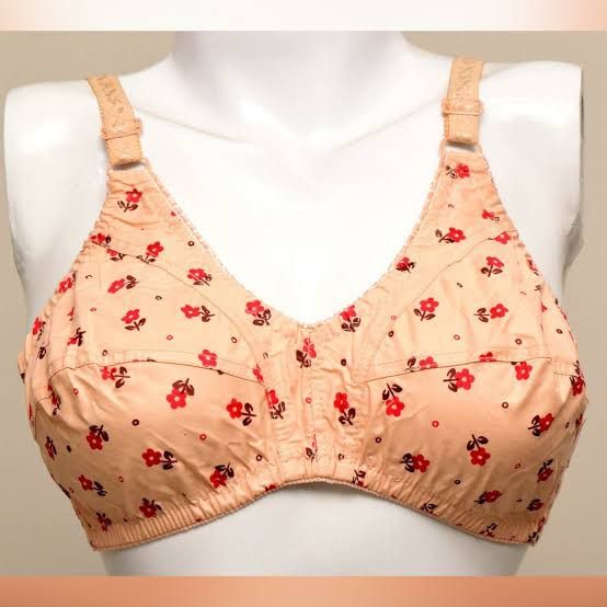 Classic Printed Cotton Bra