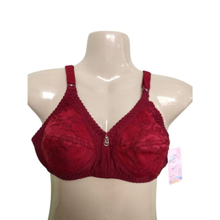 Double layer pure Cotton Net Bra