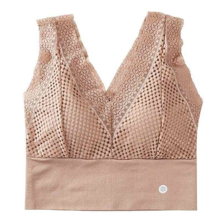 Women’s sports yoga chest lace bra