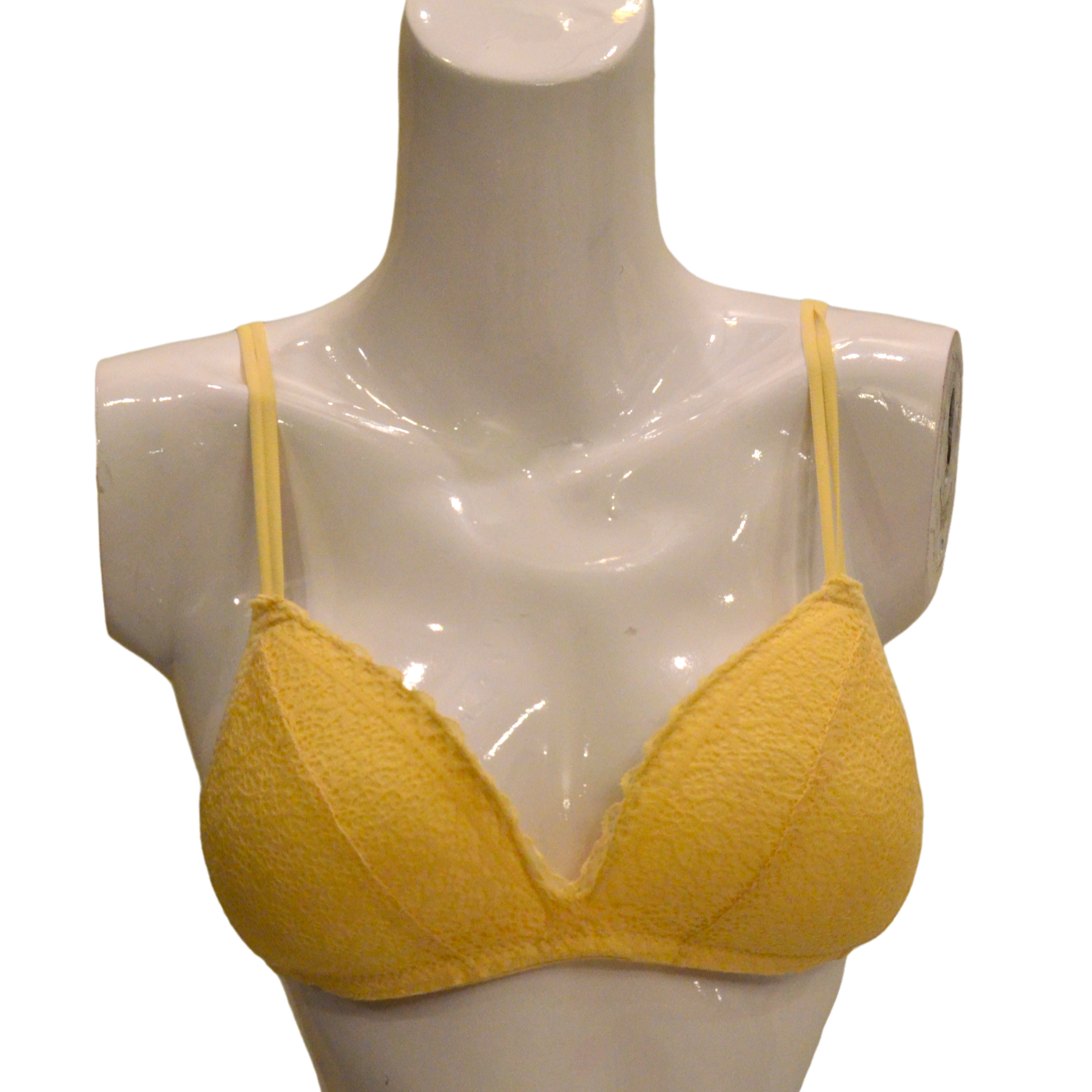 Padded Lace Bra – Wire-Free, Soft Cup,