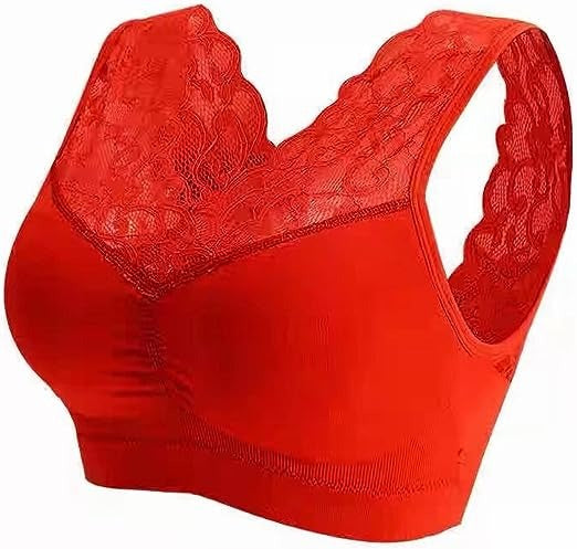 Women’s sports yoga chest lace bra